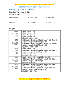 Giải Sgk Toán lớp 3 Bài 5: Phép trừ các số trong phạm vi 10 000 (Chân trời sáng tạo)