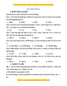Bài tập cuối tuần Toán 5 Tuần 33 (có lời giải)