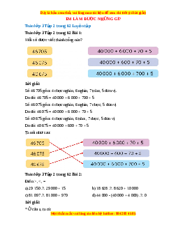 Giải Sgk Toán lớp 3 Bài 27: Em làm được những gì? (Chân trời sáng tạo)