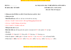 Bộ 8 đề thi cuối kì 2 KHTN 6 Chân trời sáng tạo (song song)