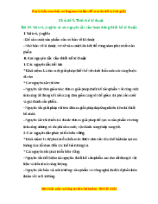 Lý thuyết Công nghệ 10 Cánh diều Bài 19: Vai trò, ý nghĩa và các nguyên tắc của hoạt động thiết kế kĩ thuật