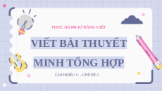 Giáo án Powerpoint Viết bài thuyết minh tổng hợp 11 Cánh diều