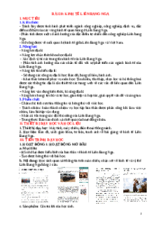 Giáo án Bài 20 Địa lí 11 Cánh diều (2024): Kinh tế Liên Bang Nga