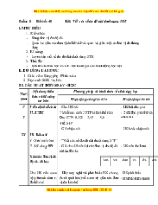 Giáo án Bài 40 Toán lớp 5: Viết các số đo độ dài dưới dạng số thập phân