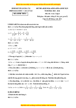 Bộ 40 đề thi HSG Toán 6 có đáp án
