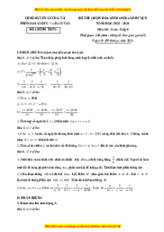 Bộ 40 đề thi HSG Toán 6 có đáp án