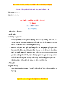 Giáo án Tuần 10 Tiếng Việt lớp 4 Chân trời sáng tạo