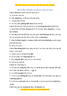 Bộ trắc nghiệm Vật lí 10 Cánh diều (có đáp án)