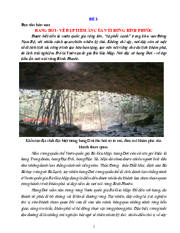 90 Đề đọc hiểu Ngữ văn 9 ôn thi vào lớp 10