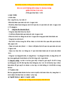 Giáo án Bài 10 Địa lí 6 Cánh diều (2024): Quá trình nội sinh và ngoại sinh. Hiện tượng tạo núi