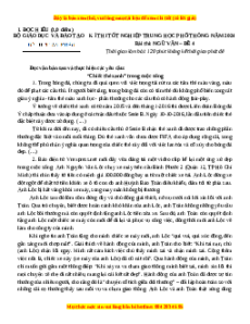 Đề Tốt nghiệp Ngữ Văn 2024 theo đề tham khảo (Đề 4)