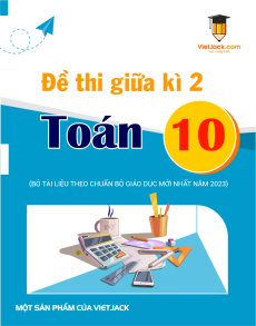 30 đề thi Toán 10 Giữa kì 2 có lời giải (sách mới)