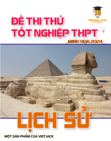 Bộ đề Tốt nghiệp Lịch sử 2024 theo đề tham khảo