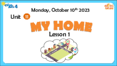 Giáo án Powerpoint Unit 11: My home Tiếng Anh lớp 4 Global success