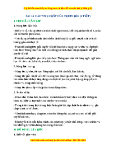 Giáo án Các tính chất của phép nhân Toán lớp 4 Cánh diều