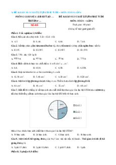 Bộ 3 đề thi khảo sát chất lượng đầu năm Toán 6 năm 2025 (có đáp án)