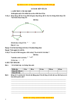 Chuyên đề Giảm đi một số lần Toán lớp 3 nâng cao Kết nối tri thức