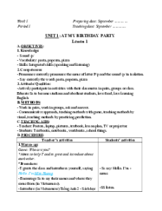 Giáo án Tiếng Anh lớp 2 Global success (năm 2025) | Giáo án Tiếng Anh lớp 2 mới chuẩn nhất