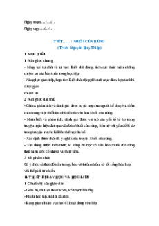 Giáo án Muối của rừng Ngữ Văn 12 Kết nối tri thức