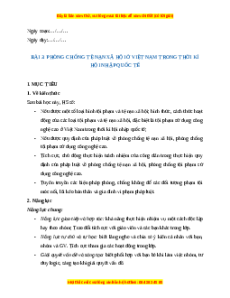 Giáo án GDQP 11 Bài 3 (Kết nối tri thức): Phòng chống tệ nạn xã hội ở Việt Nam trong thời kì hội nhập quốc tế