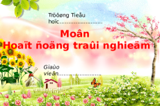 Giáo án Powerpoint Tuần 19 Hoạt động trải nghiệm lớp 2 Chân trời sáng tạo