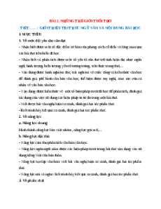 Giáo án Tri thức ngữ văn trang 40 Ngữ Văn 12 Kết nối tri thức