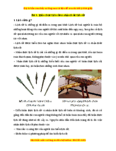 Lý thuyết Lịch sử 10 Kết nối tri thức Bài 1: Hiện thực lịch sử và nhận thức lịch sử