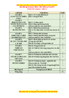 Giáo án Mĩ thuật 8 Chân trời sáng tạo (Phiên bản 2) | Giáo án Mĩ thuật 8 mới, chuẩn nhất