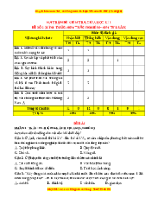 Đề thi giữa kì 1 Lịch sử 11 Chân trời sáng tạo (đề 2)