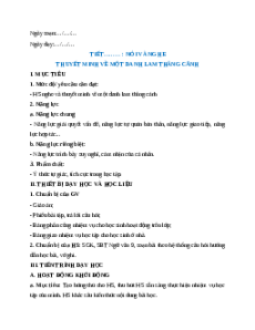 Giáo án Thuyết minh về một danh lam thắng cảnh Ngữ Văn 9 Cánh diều