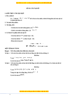 Chuyên đề Số và cấu tạo số Toán lớp 3 nâng cao Cánh diều