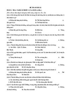 Câu hỏi ôn tập + Đề kiểm tra GDCD 8 theo bài học (chung cho ba sách)