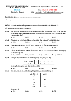 Bộ 15 đề thi cuối kì 2 Toán 10 Cánh diều Cấu trúc mới