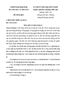 Đề minh họa thi vào lớp 10 Ngữ văn 2025 - Sở GD Ninh Bình (2)