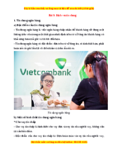 Lý thuyết KTPL 10 Kết nối tri thức Bài 9: Dịch vụ tín dụng