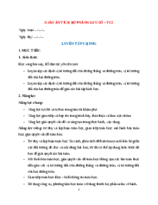 Giáo án Luyện tập chung trang 108 Toán 9 Kết nối tri thức (năng lực số)