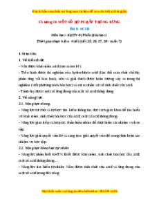 Giáo án Acid Hóa học 8 Kết nối tri thức