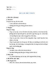 Giáo án Chủ đề F Bài 5 Tin học lớp 5 Cánh diều: Cấu trúc tuần tự