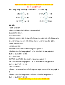 Giải Sgk Toán lớp 3 Bài 7: Luyện tập (Cánh diều)
