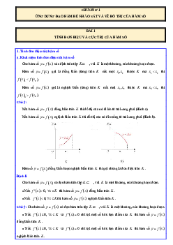 Chuyên đề Bài tập Toán 12 (ba bộ sách)