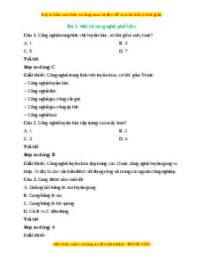 Trắc nghiệm Công nghệ 10 Bài 3 Cánh diều: Một số công nghệ phổ biến
