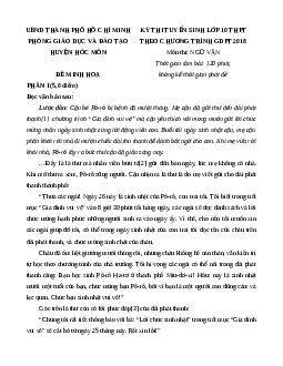 Đề minh họa thi vào lớp 10 Ngữ văn 2025 - Phòng GD Hóc Môn (2)