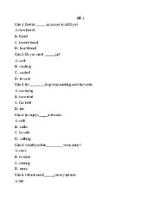 Tài liệu 30 đề ôn thi tiếng Anh có đáp án ôn thi viên chức