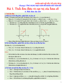Chuyên đề dạy thêm Toán 12 (sách mới) có đáp án