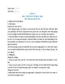 Giáo án Bài 7: Bộ sưu tập độc đáo Tiếng Việt lớp 5 Kết nối tri thức
