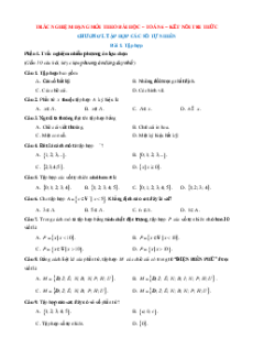 Trắc nghiệm Toán 6 Đúng-Sai, Trả lời ngắn Kết nối tri thức (form 2025)