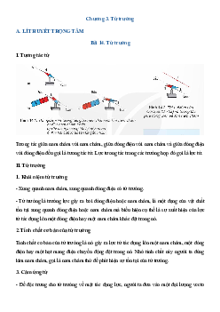 Đề cương ôn tập Giữa kì 2 Vật lí 12 Kết nối tri thức