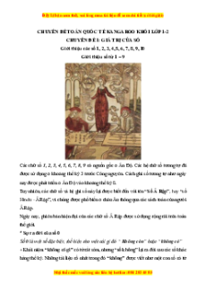 Toán Kangaroo cấp độ 1 (Lớp 1, 2) (Bộ đề thi + chuyên đề ôn thi)