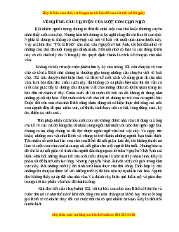Phiếu bài tập Tuần 5 Về những câu chuyện của một con chó nhỏ Ngữ văn 6