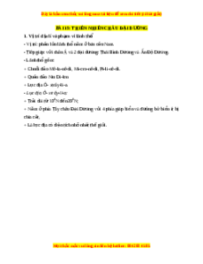 Lý thuyết Địa lý 7 Chân trời sáng tạo Bài 19: Thiên nhiên châu Đại Dương